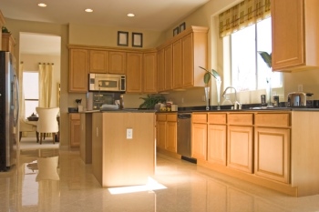 Kitchen remodeled in North Quincy, MA by Hye Interiors